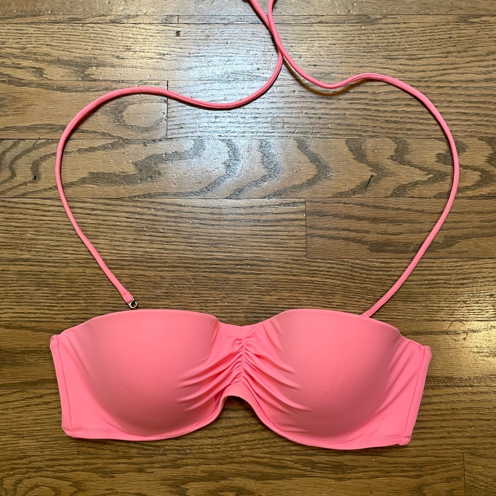 Victorias Secret Neon Salmon Bandeau Top